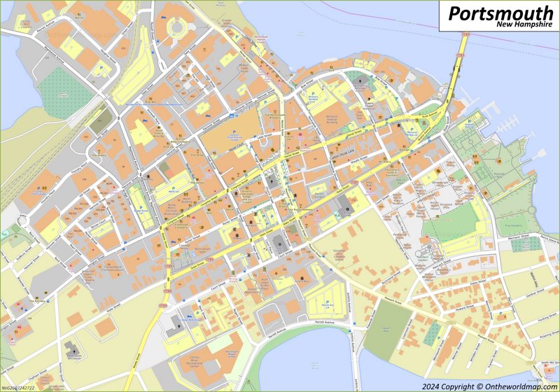 Downtown Portsmouth Map