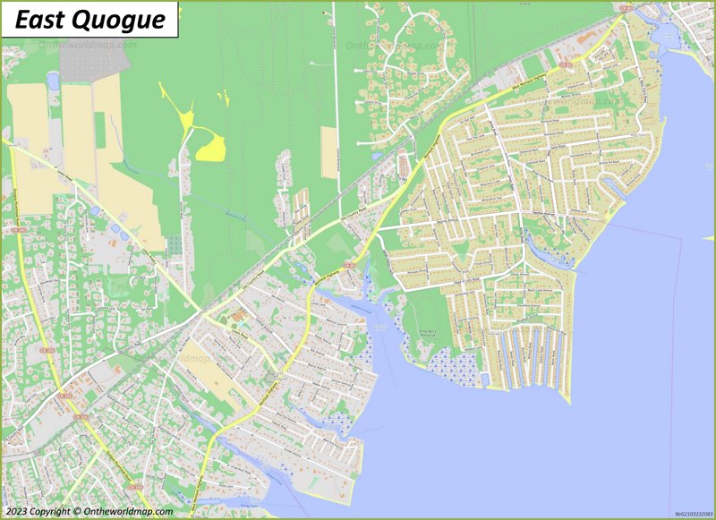 East Quogue Map