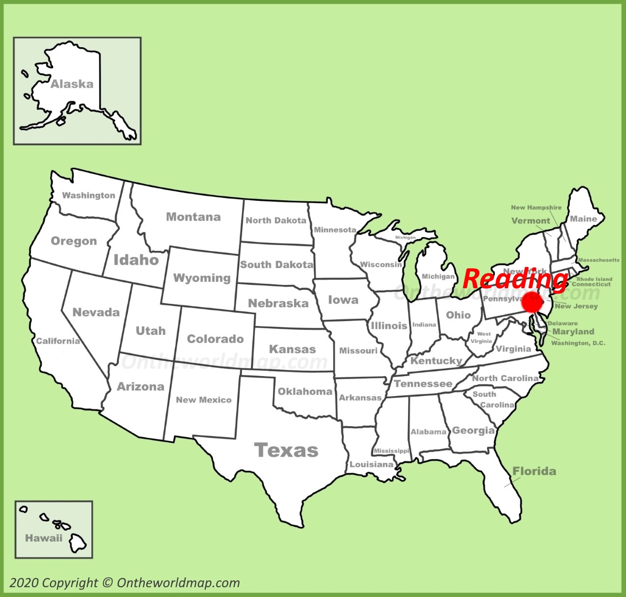 Reading Map Pennsylvania U S Discover Reading With Detailed Maps