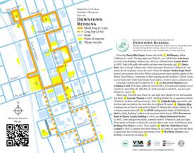 Downtown Redding Walking Map