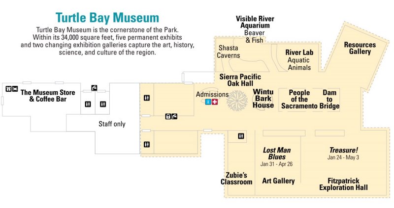 Turtle Bay Museum Map
