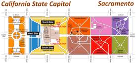 California State Capitol Maps