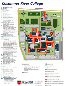 Cosumnes River College Campus Map