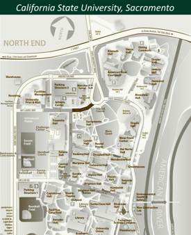 Sacramento State Campus Map