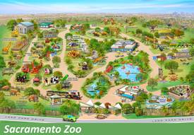 Sacramento Zoo Map