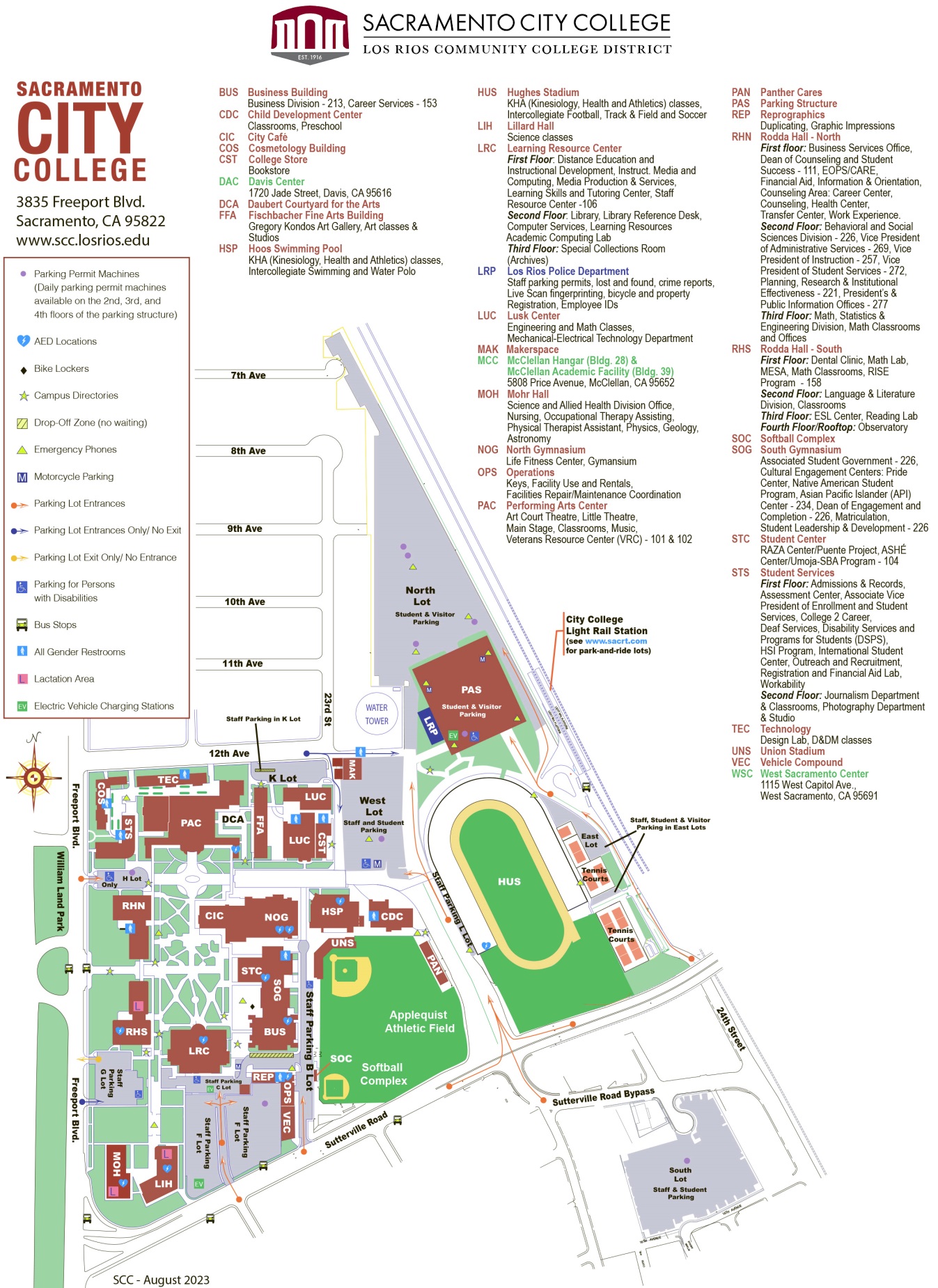 Sacramento City College Campus Map SCC Ontheworldmap Sacramento City College Campus Map SCC Ontheworldmap