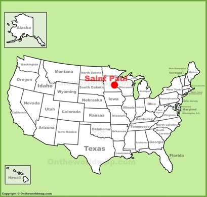 Where is Saint Paul, MN? / Where is Saint Paul Located in the US Map