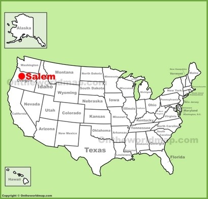Salem Location Map
