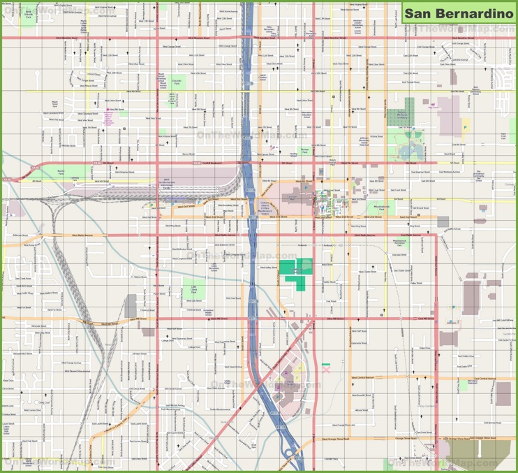 san bernardino parcel map by address