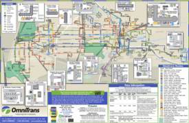 San Bernardino Area Transport Map