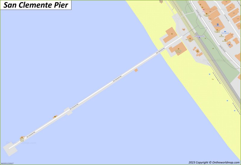 San Clemente Pier Map