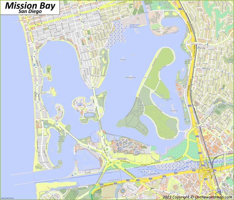 Mission Bay Map
