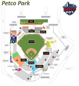 Petco Park Maps