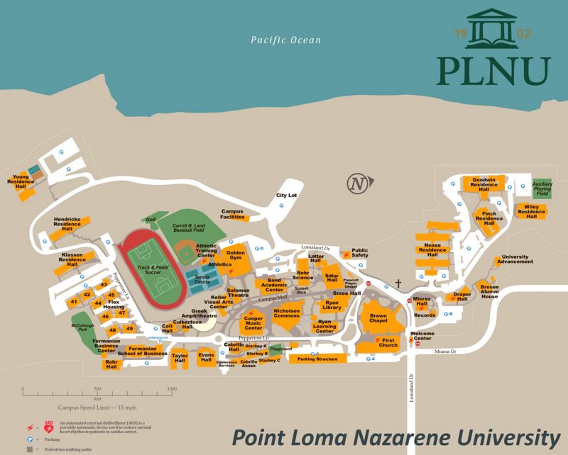 PLNU Campus Map