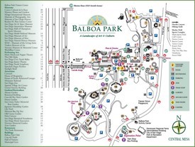 San Diego Balboa Park map