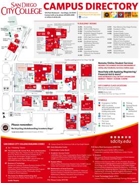 San Diego City College Campus Map