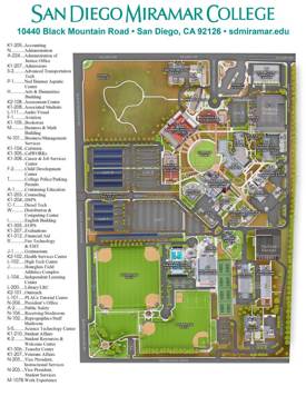 San Diego Miramar College Map