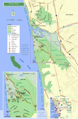 Torrey Pines State Natural Reserve Map