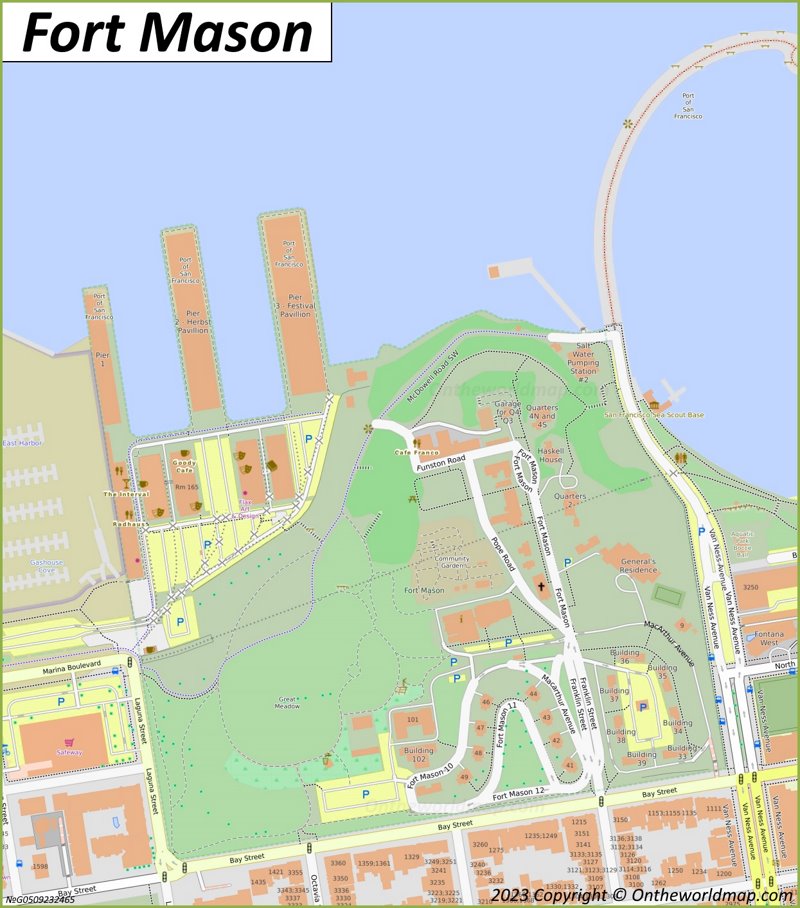 Fort Mason Map