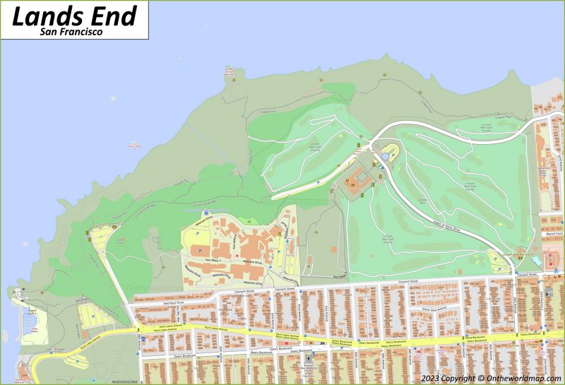 Lands End Park Map