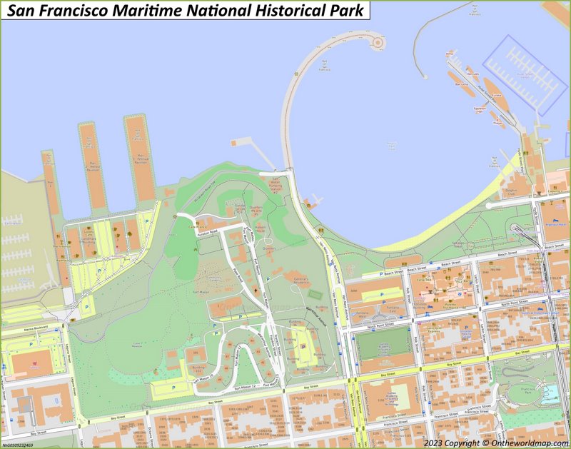 San Francisco Maritime National Historical Park Map