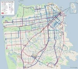 San Francisco Muni Map