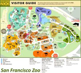 San Francisco Zoo Map