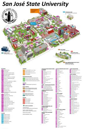 San Jose State University Campus Map