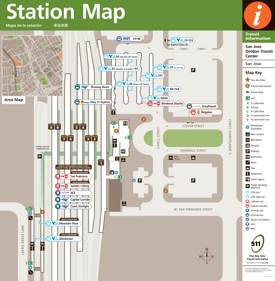 San Jose Diridon Station Map