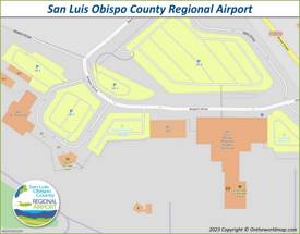 San Luis Obispo Airport Map