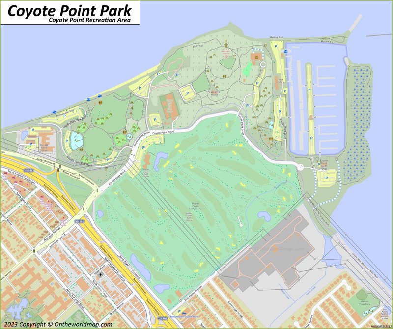 Coyote Point Map