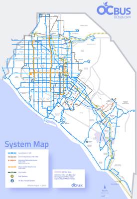 Orange County Bus Map