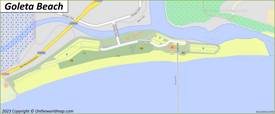 Goleta Beach Map
