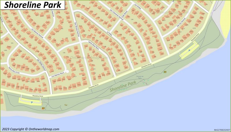 Shoreline Park Map