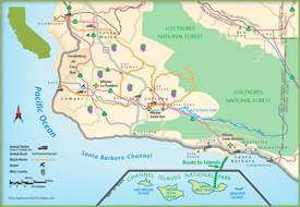Santa Barbara Wine Country Map