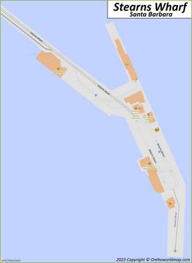 Stearns Wharf Map