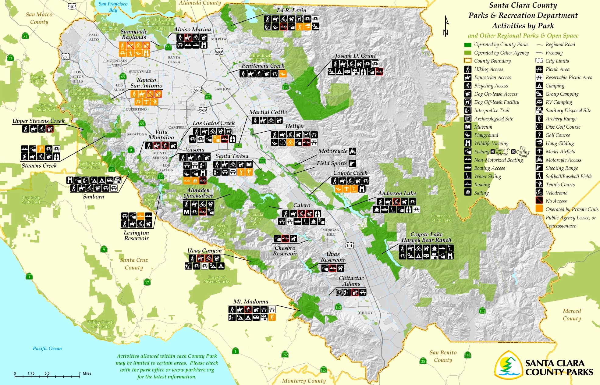 Santa Clara Map.