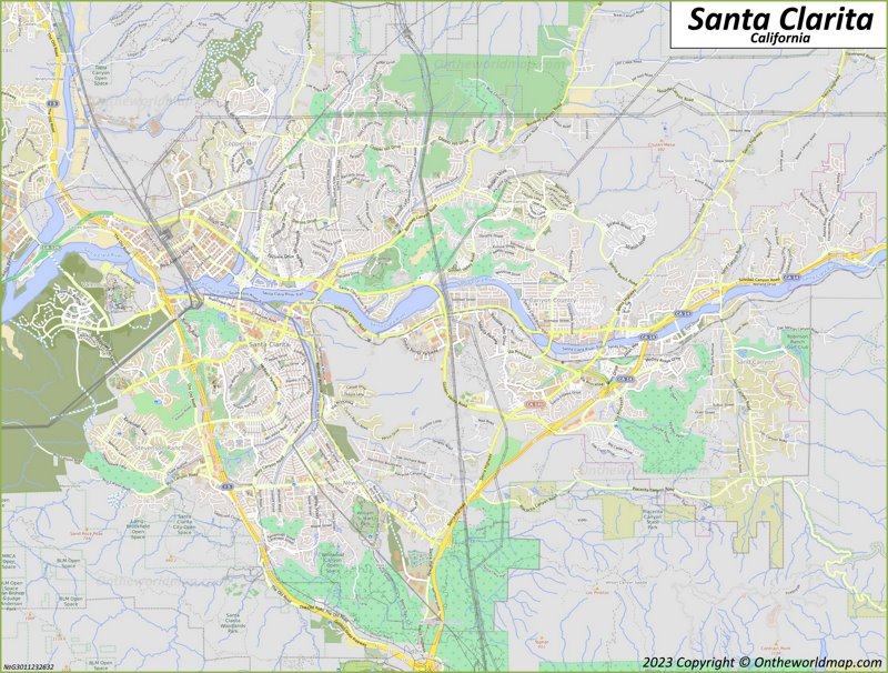 Map of Santa Clarita