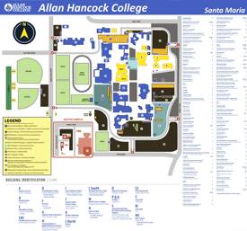 Allan Hancock College Campus Map