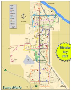 Santa Maria Regional Transit Map