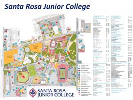 Santa Rosa Junior College Campus Map
