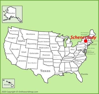 Schenectady Location Map