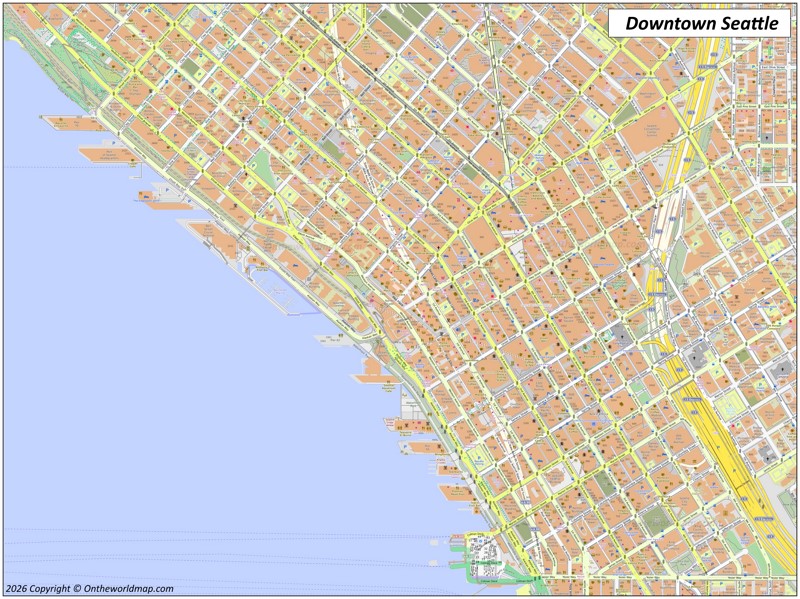 Map of Downtown Seattle