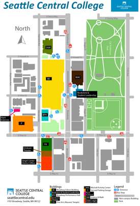 Seattle Central College Campus Map