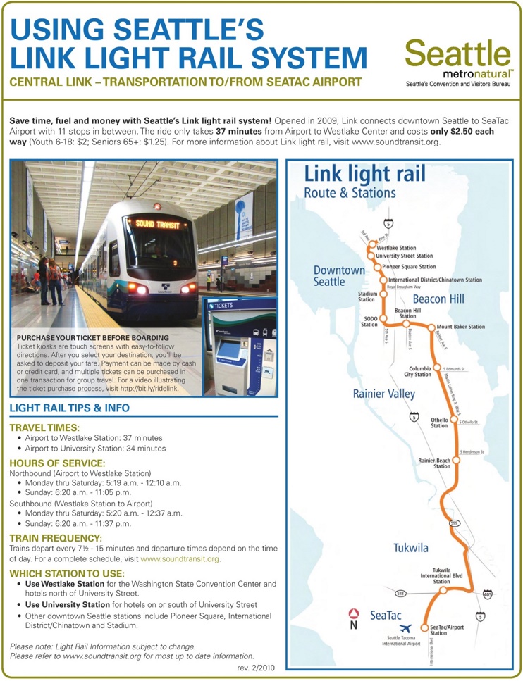 Seattle Light Rail Map Max 