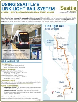 Seattle light rail map