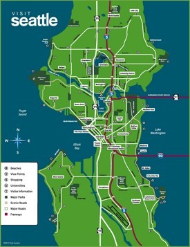 Seattle neighborhood map