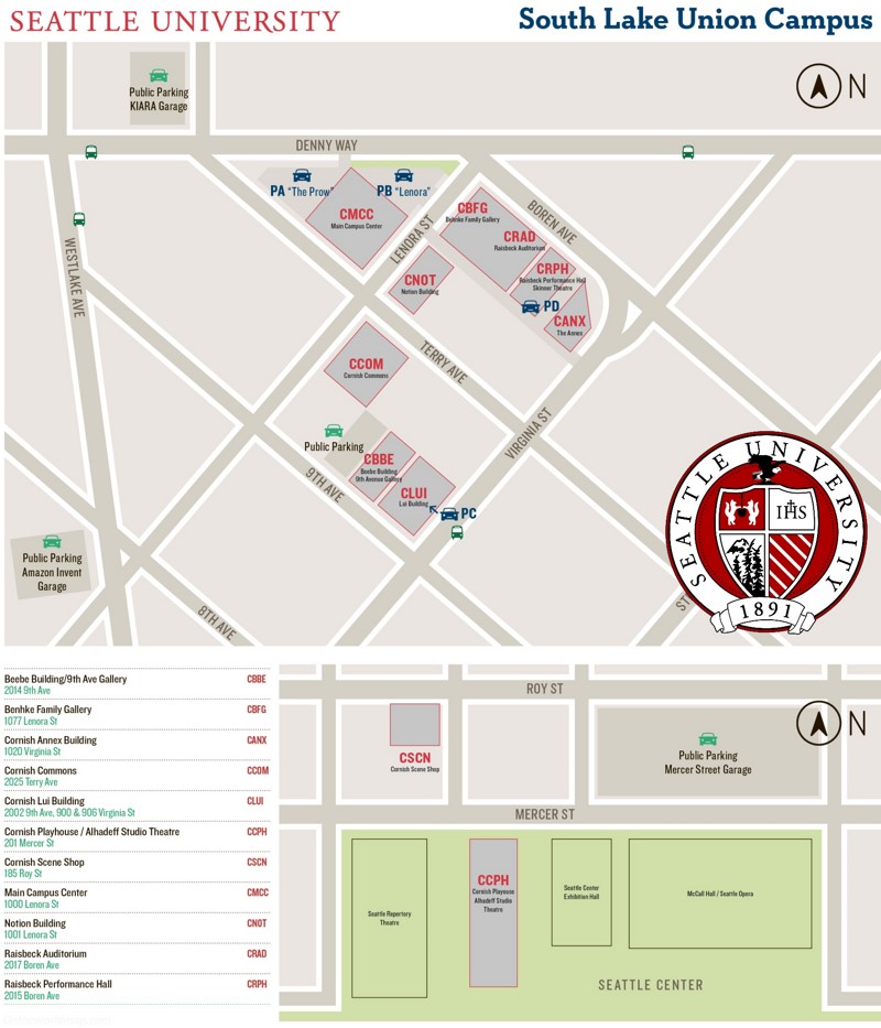 Seattle University South Lake Union Campus Map