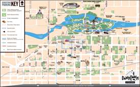 Downtown Spokane Parking Map