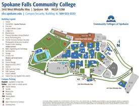 Spokane Falls Community College Campus Map